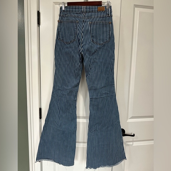 Super flare striped jeans - Picture 2 of 5